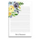 Yellow and Blue Corner Flowers Notepad Image 2 of 2